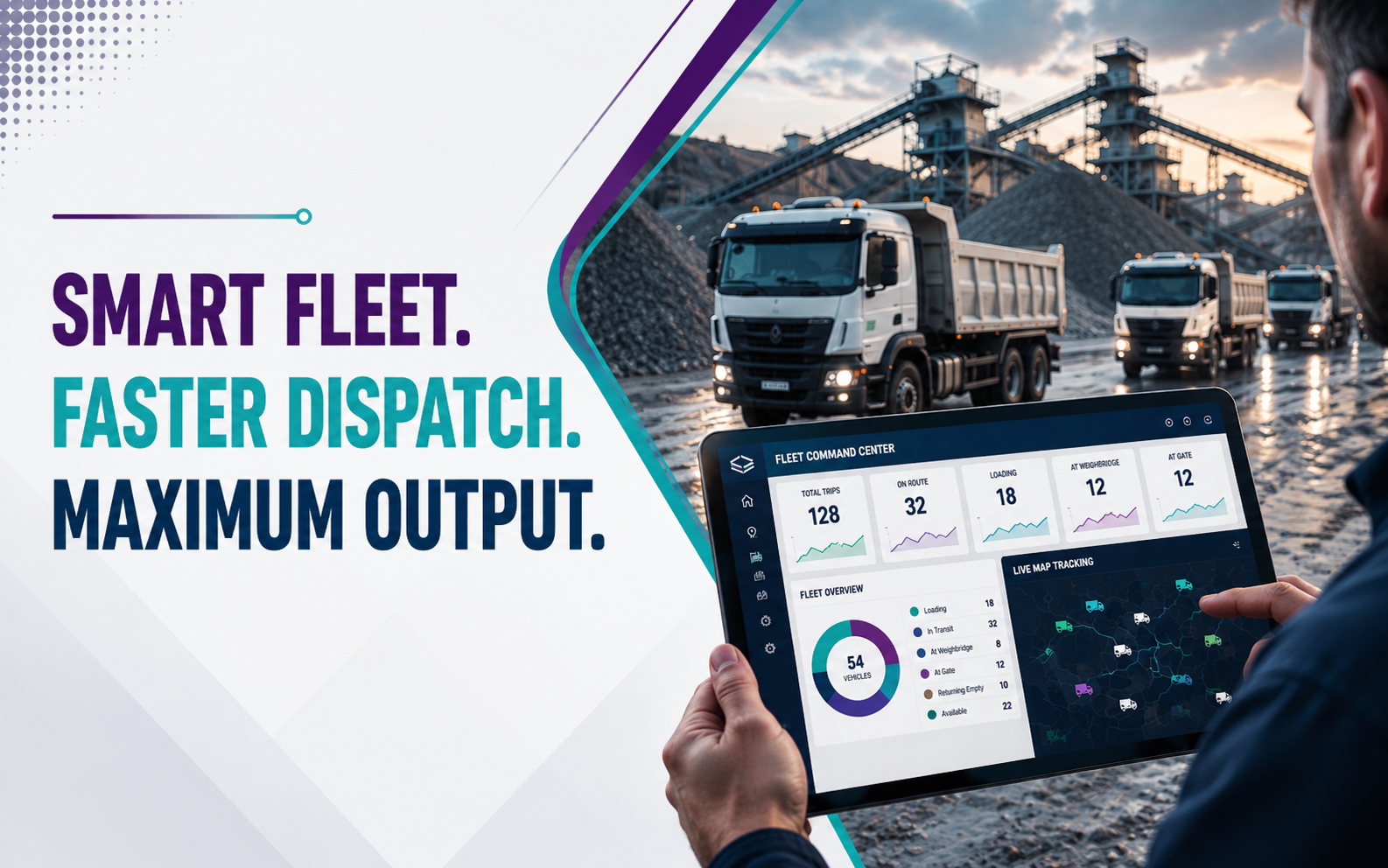 Fleet & Dispatch Management for Quarry Businesses: Reducing Truck Turnaround Time